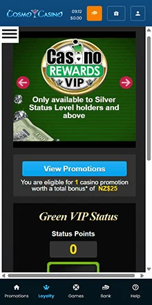 cosmo casino exclusive